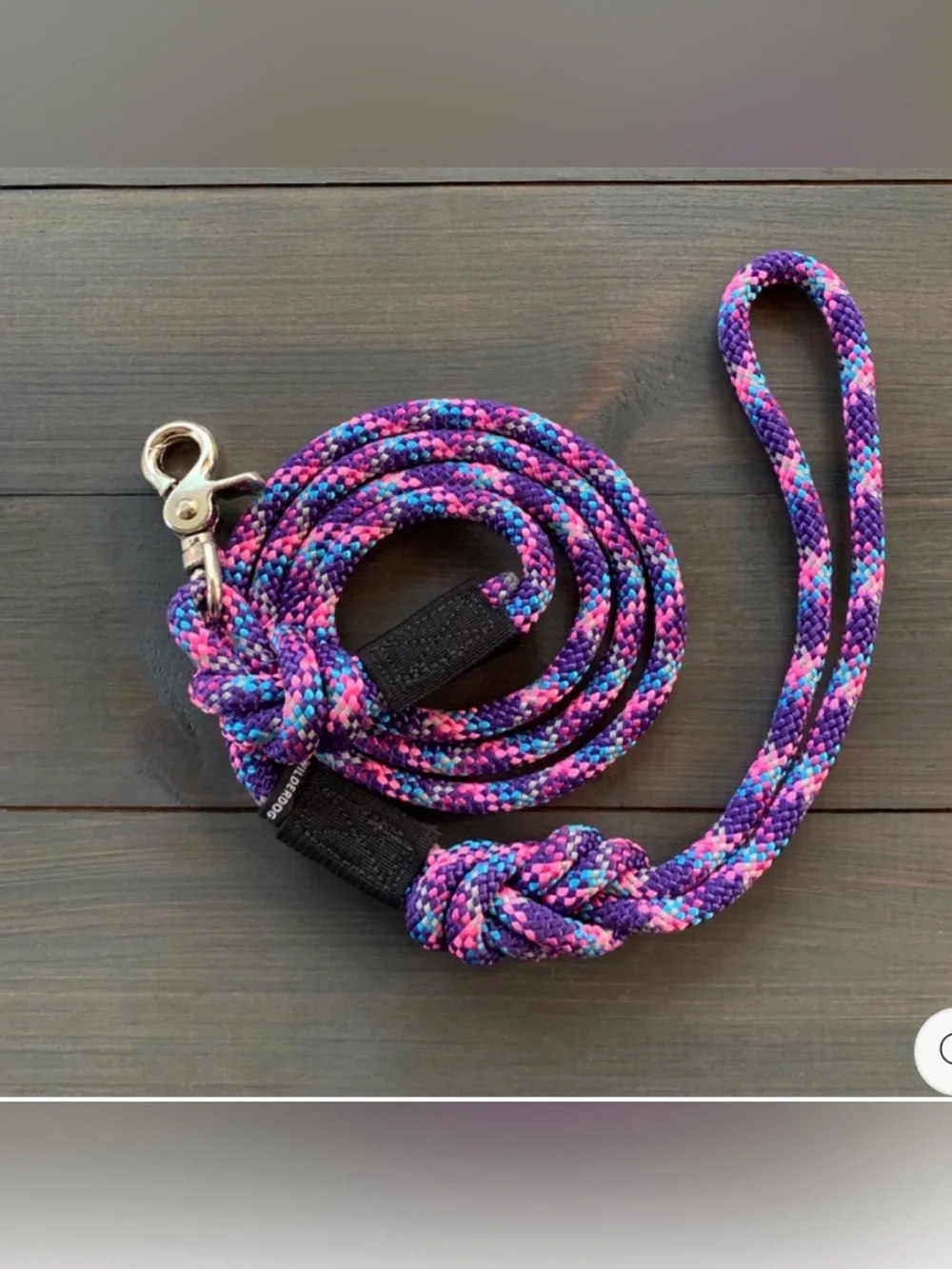 NWT Wilderdog Reflectice leash with Quick Clip 5 FT (4 colors available)